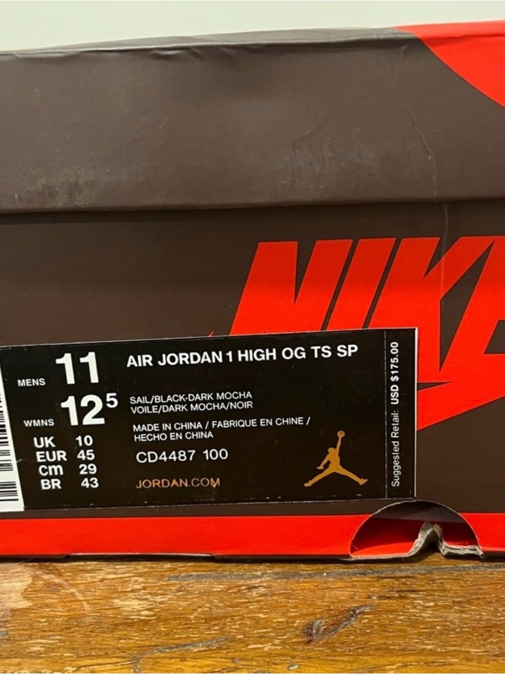 Air Jordan 1 High OG SP - Travis Scott “Mocha” ☕️ - Picture 10 of 10